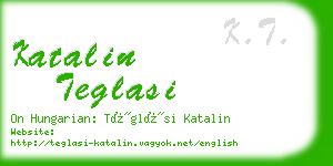 katalin teglasi business card